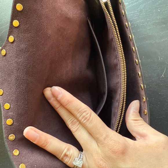 Coach Black and Brown Shoulder Bag with Gold Accents - Picture 6 of 13